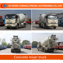Camion de mélangeur de ciment de FAW concret de camion de mélangeur